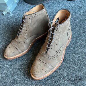 Allen Edmonds Hamilton Waterproof Boot Brown Suede 5E